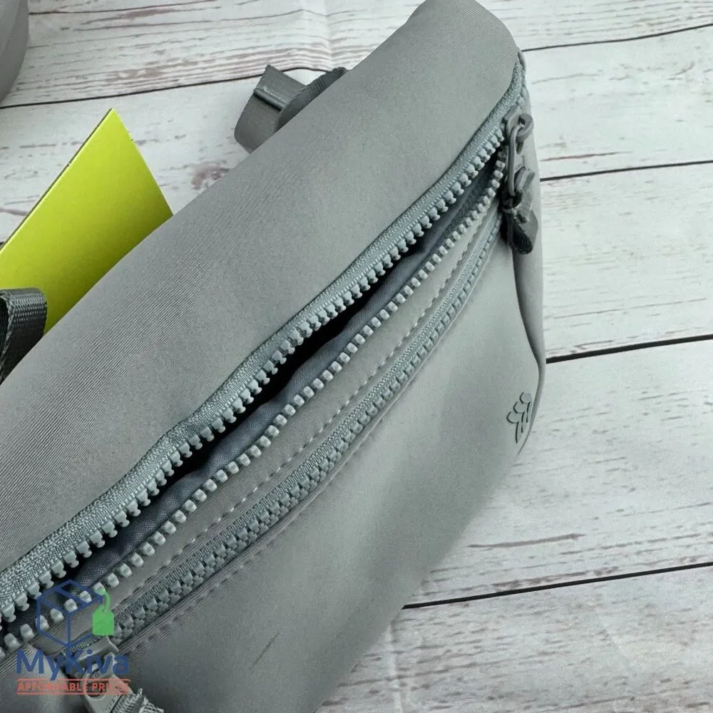 Belt Bag All In Motion Premium Gray Water Resistant Adjustable Strap